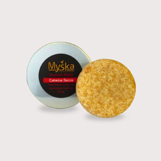Champú sólido para cabello seco