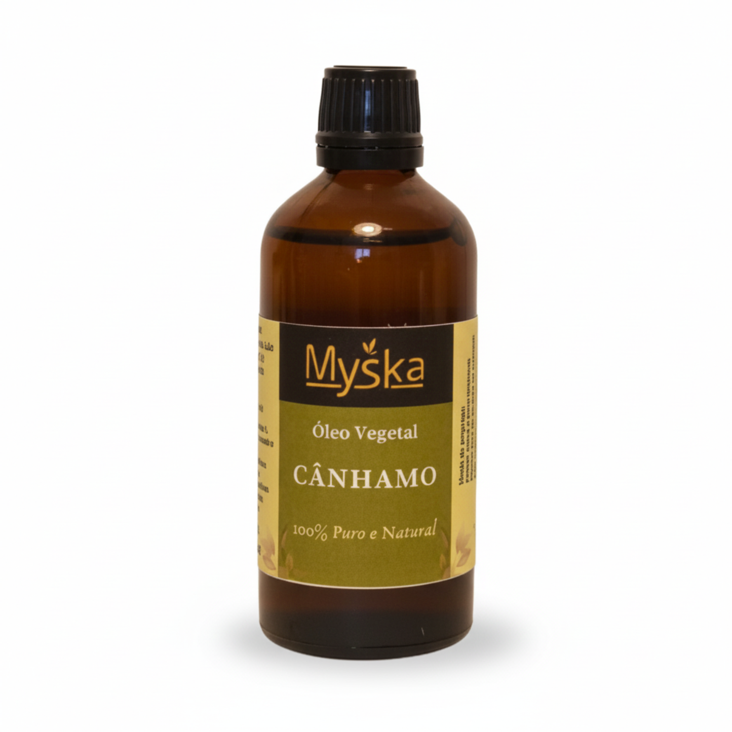 Óleo Vegetal de Cânhamo Puro | Hidratação e Regeneração da Pele – Myska