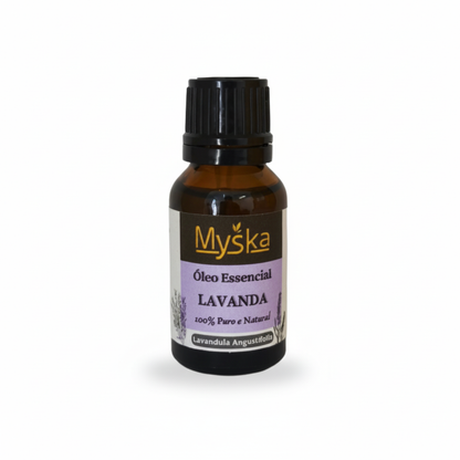 Óleo Essencial de Lavanda Puro | Relaxante e Calmante Natural – Myska
