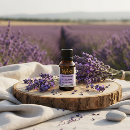 Óleo Essencial de Lavanda Puro | Relaxante e Calmante Natural – Myska