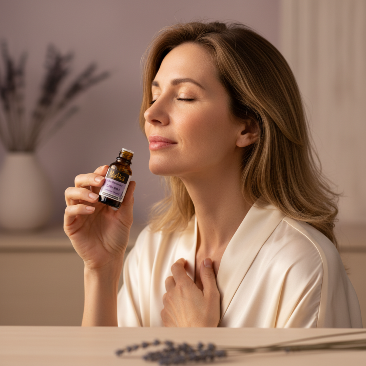 Óleo Essencial de Lavanda Puro | Relaxante e Calmante Natural – Myska
