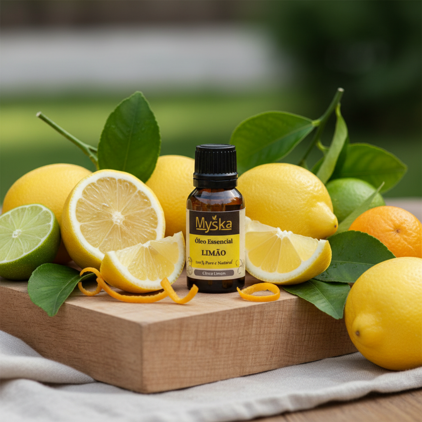 Óleo Essencial de Limão Puro | Refrescante e Purificante Natural – Myska