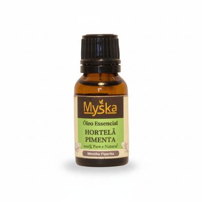 Óleo Essencial de Hortelã-Pimenta Puro | Refrescante e Estimulante Natural – Myska