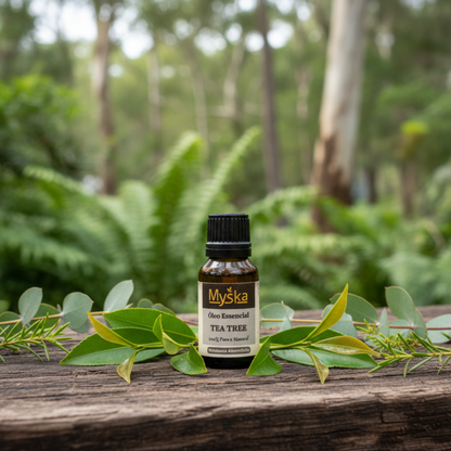 Óleo Essencial de Tea Tree Puro | Purificante e Antibacteriano Natural – Myska