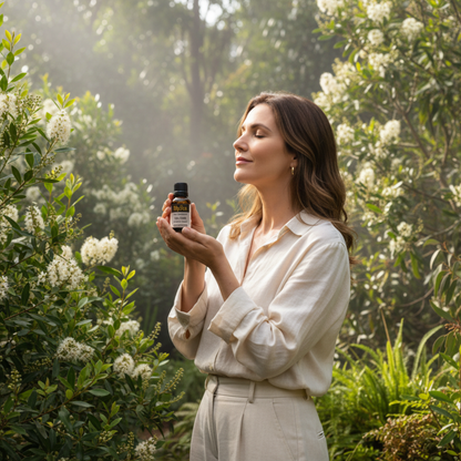 Óleo Essencial de Tea Tree Puro | Purificante e Antibacteriano Natural – Myska