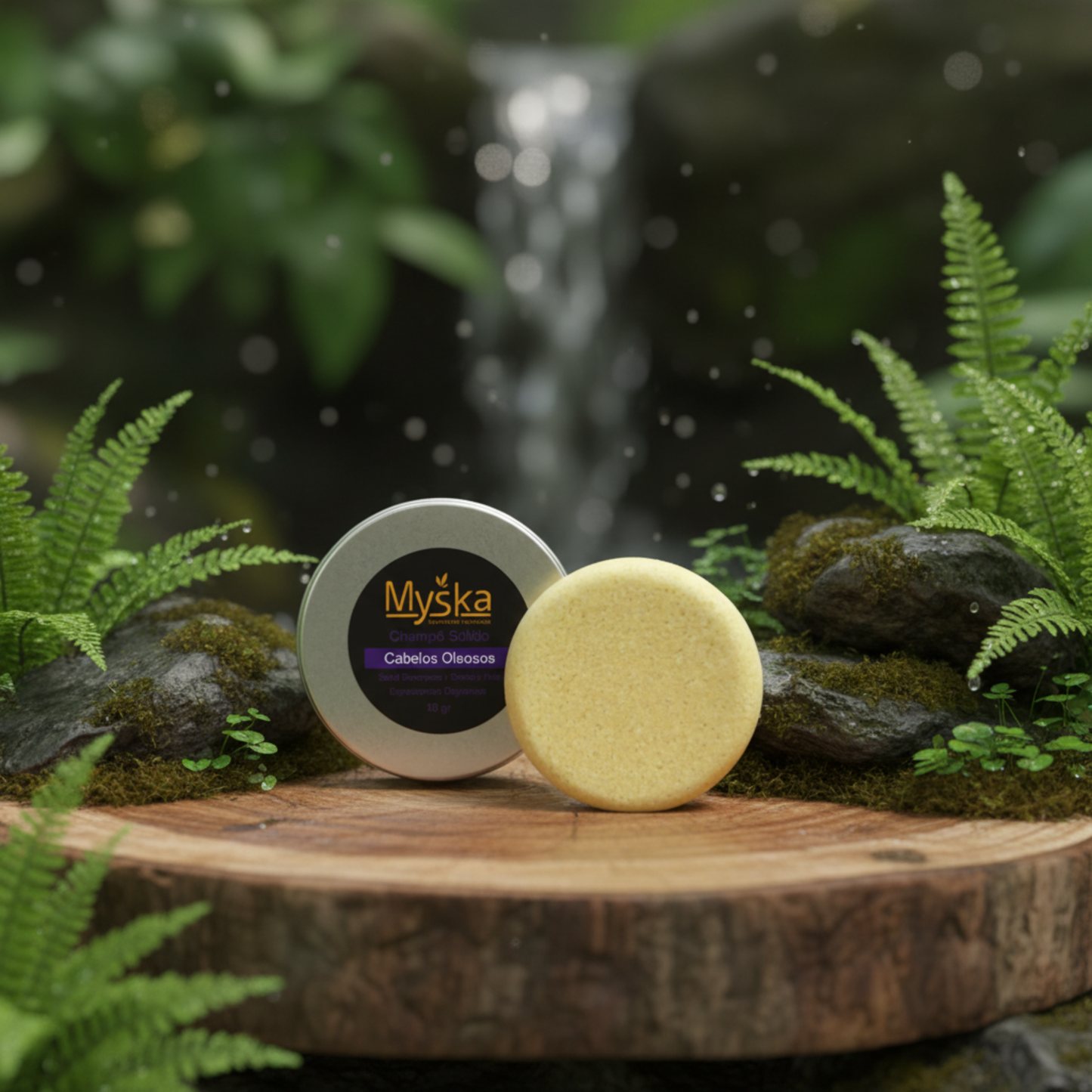 Champô Sólido Cabelos Oleosos | Purificante e Equilibrante Natural – Myska
