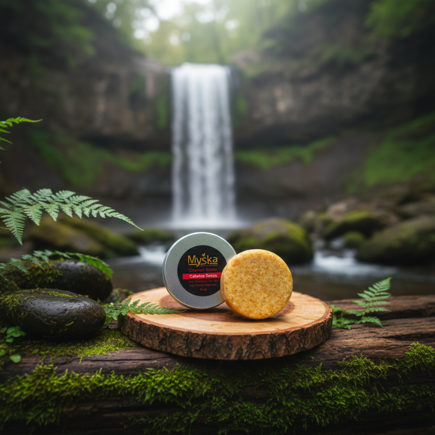 Champú sólido para cabello seco