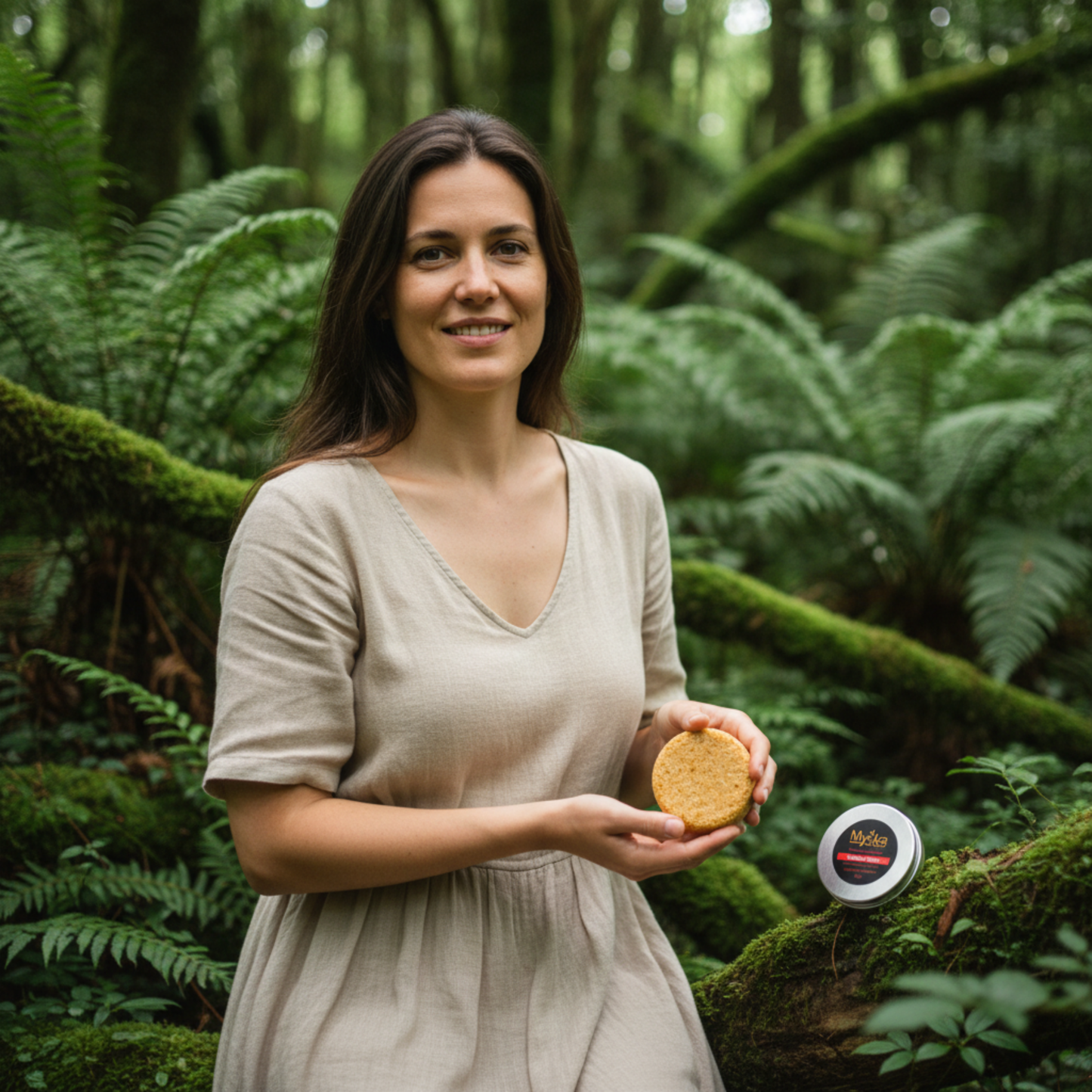 Champú sólido para cabello seco