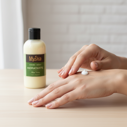 Creme de Mãos Natural | Hidratação e Proteção Diária – Myska