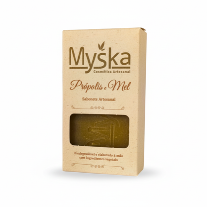Sabonete Natural Própolis e Mel | Hidratante e Regenerador – Myska