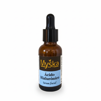 Sérum Facial Natural Ácido Hialurônico | Hidratação Profunda e Firmeza – Myska