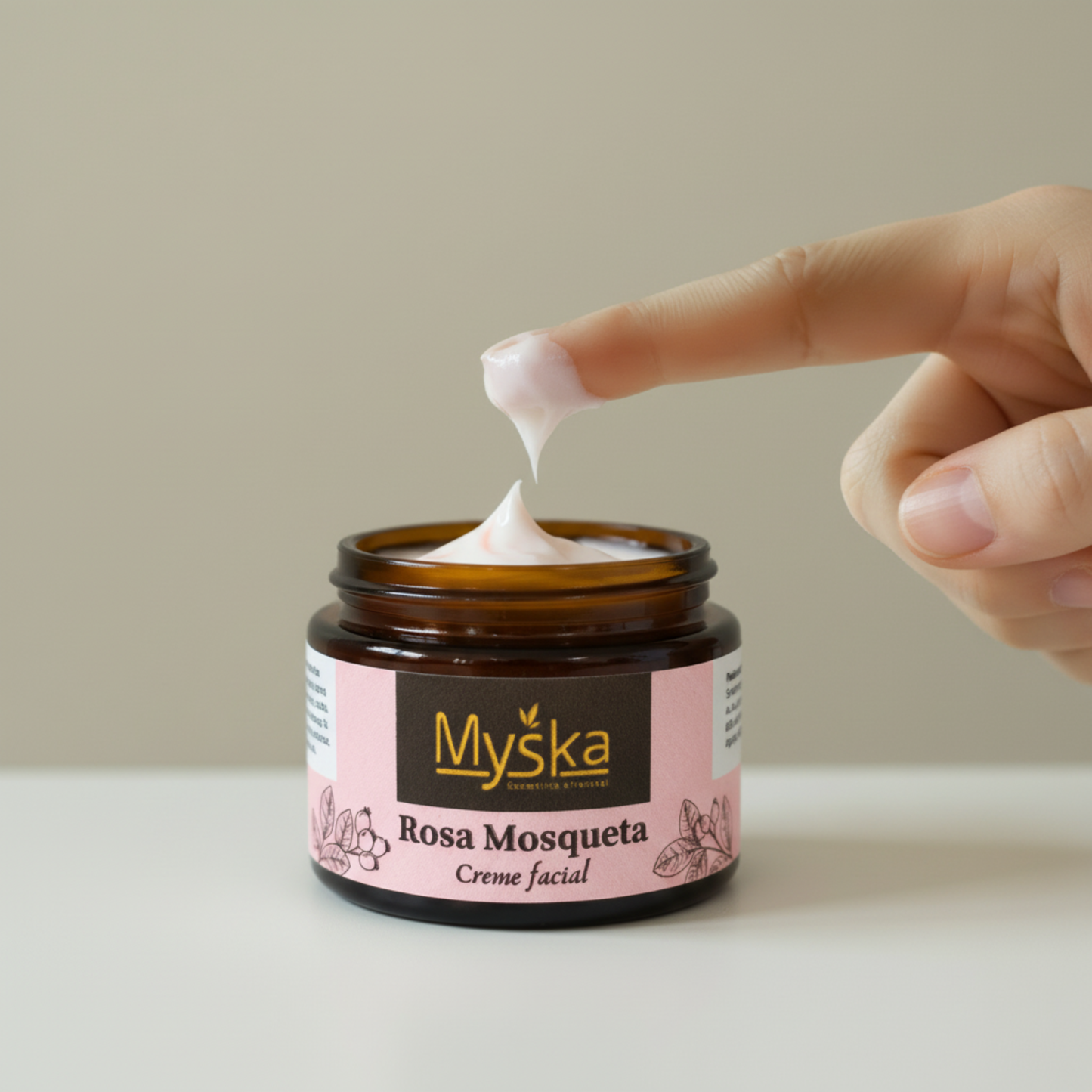 Creme Facial Rosa Mosqueta | Hidratação, Regeneração e Luminosidade Natural – Myska