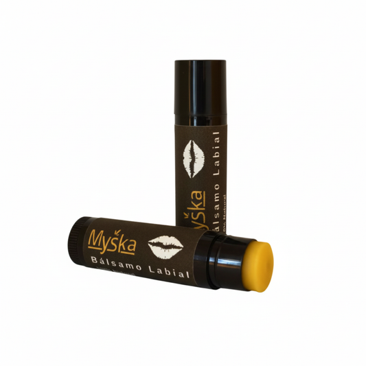 Bálsamo Labial Natural | Hidratação e Proteção com Calêndula, Cacau e Própolis – Myska