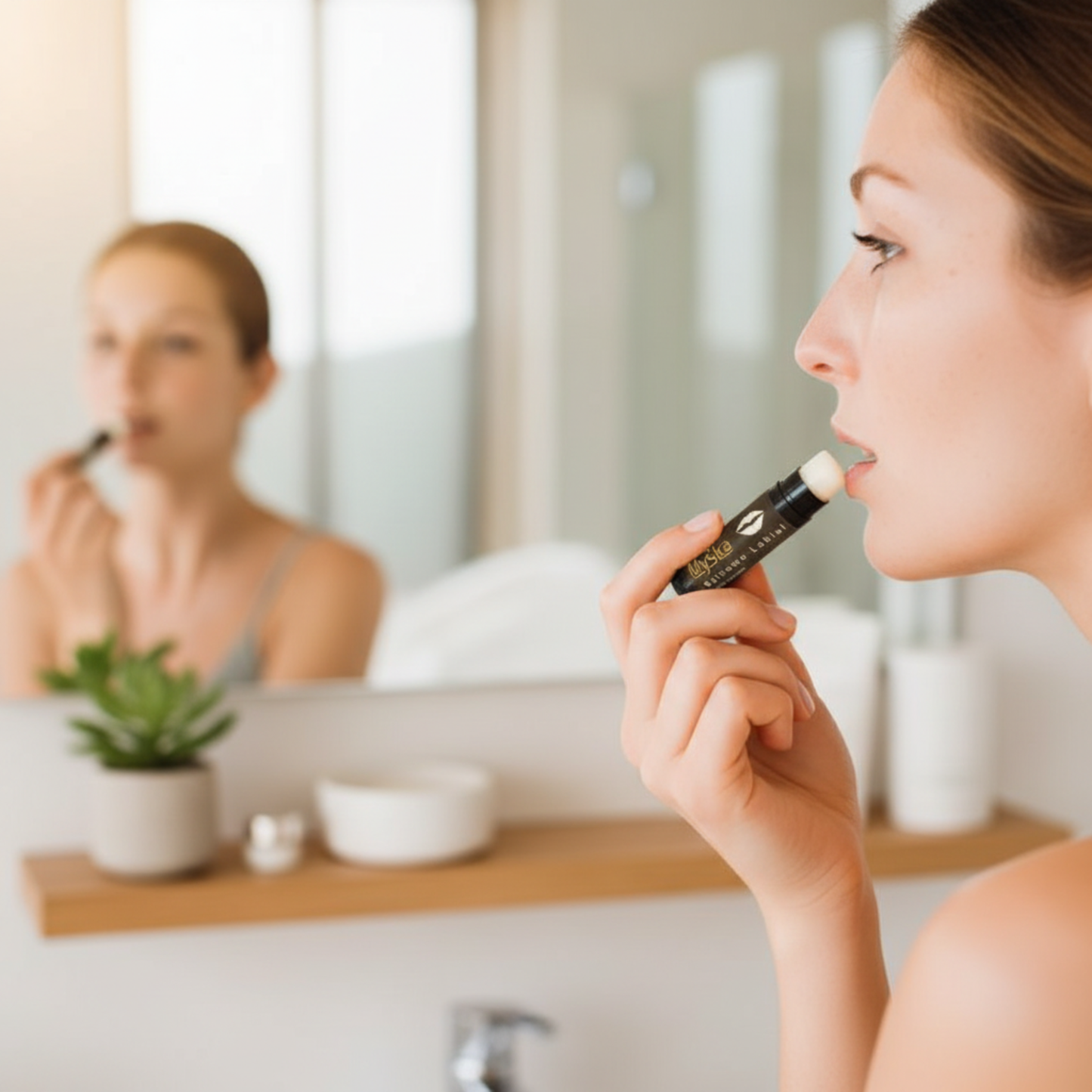 Bálsamo Labial Natural | Hidratação e Proteção com Calêndula, Cacau e Própolis – Myska