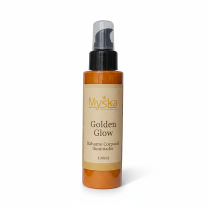 Golden Glow - Bálsamo Corporal Iluminador com Shimmer Dourado 100ml