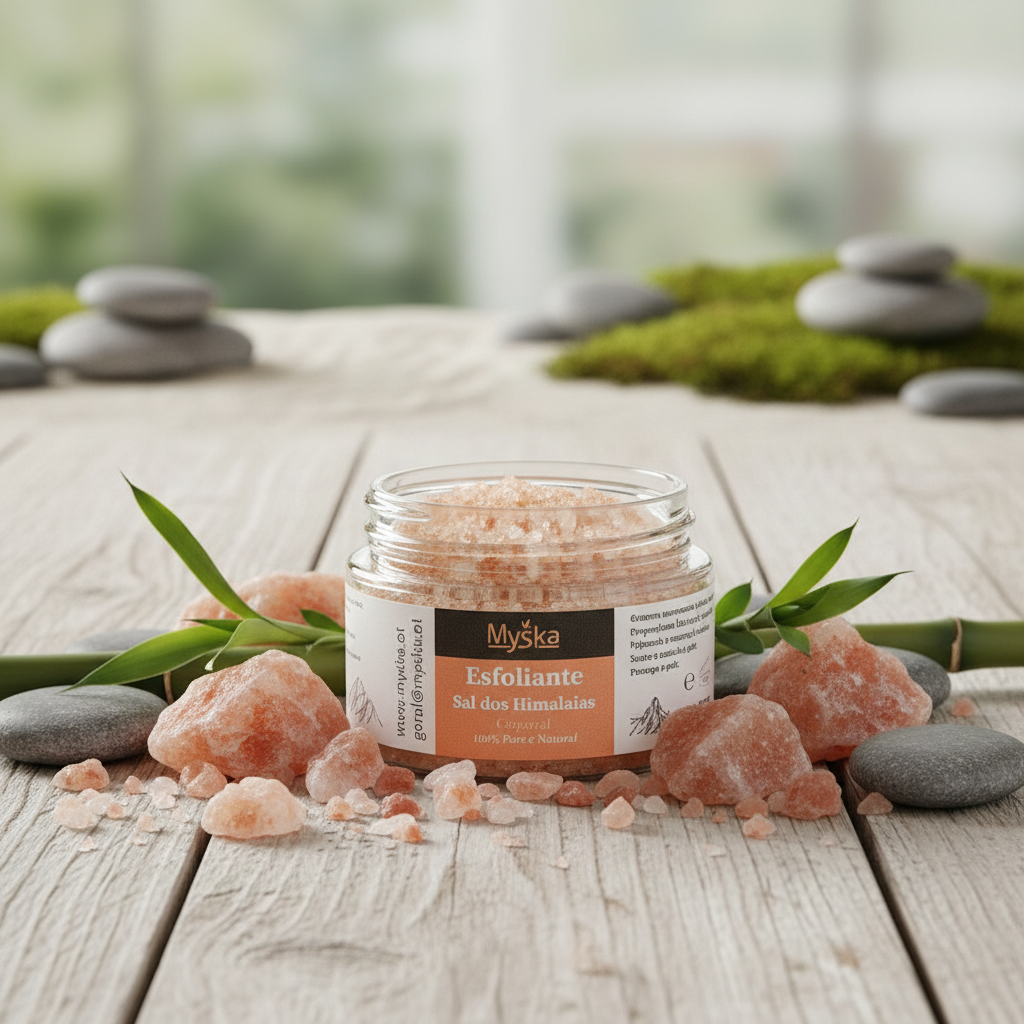 Esfoliante de Sal dos Himalaias | Esfoliação Natural e Revitalização – Myska