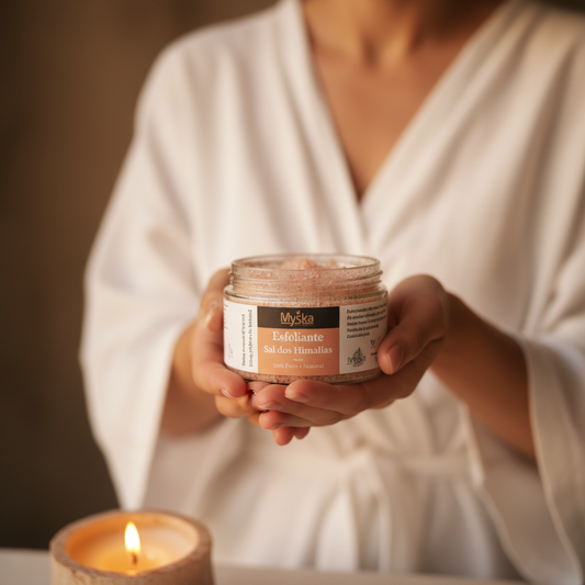 Esfoliante de Sal dos Himalaias | Esfoliação Natural e Revitalização – Myska